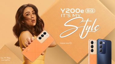Vivo Y200e Launched in India With ‘120Hz AMOLED’ Display; Know Price, Specifications, Features and Other Details of Vivo’s New Mid-Range Smartphone